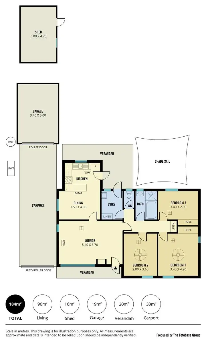 Floorplan of Homely house listing, 3 Tallara Crescent, Munno Para SA 5115