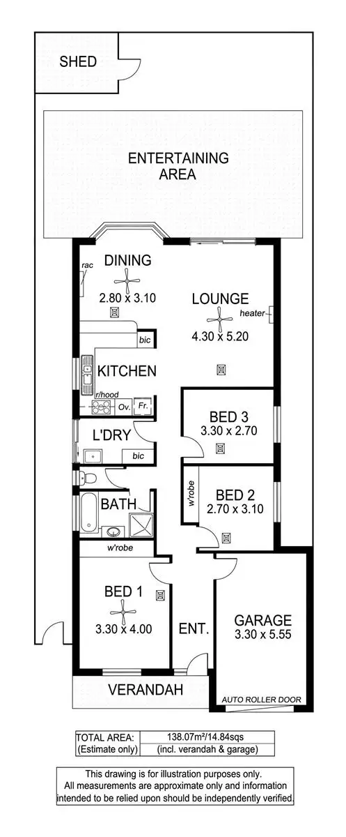 Floorplan of Homely house listing, 78 Mawson Circuit, Woodcroft SA 5162