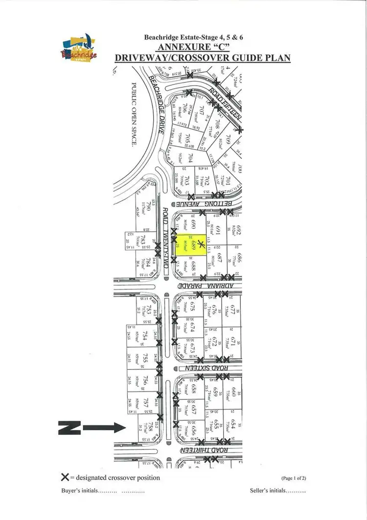 Floorplan of Homely land listing, 7 HAMELIN Avenue, Jurien Bay WA 6516