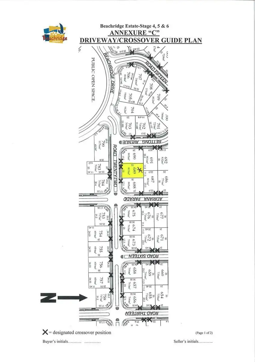 Floorplan of Homely land listing, 7 HAMELIN Avenue, Jurien Bay WA 6516