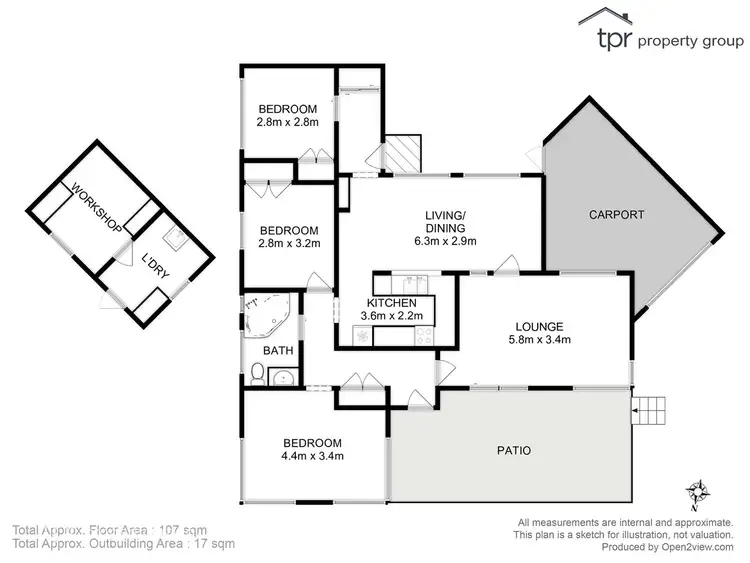 Floorplan of Homely house listing, 112 East Derwent Highway, Lindisfarne TAS 7015