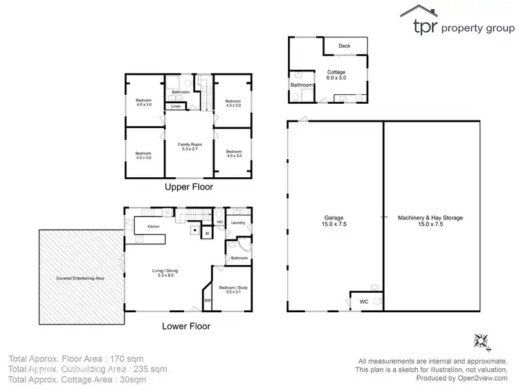 Floorplan of Homely house listing, 109 Crabtree Road, Crabtree TAS 7109