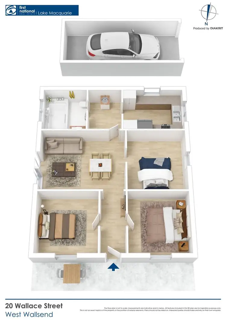 Floorplan of Homely house listing, 20 Wallace Street, West Wallsend NSW 2286
