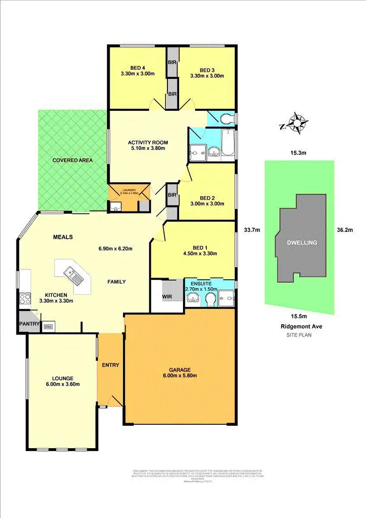Floorplan of Homely house listing, 6 Ridgemont Avenue, Cameron Park NSW 2285