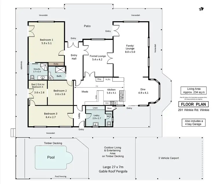 Floorplan of Homely house listing, 291 Winkie Road, Winkie SA 5343