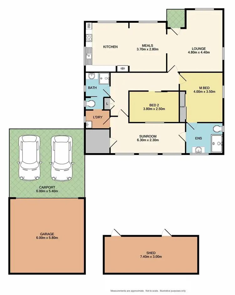 Floorplan of Homely house listing, 7 Le Couteur Avenue, Beechworth VIC 3747