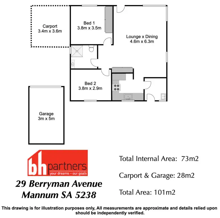 Floorplan of Homely house listing, 29 Berryman Avenue, Mannum SA 5238