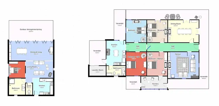 Floorplan of Homely house listing, 1 Little Scotland Road, Stanley VIC 3747