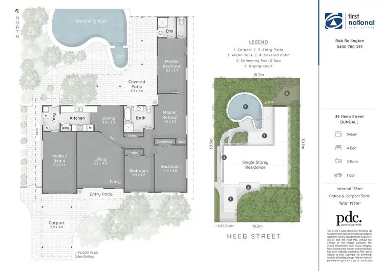 Floorplan of Homely house listing, 35 Heeb Street, Bundall QLD 4217