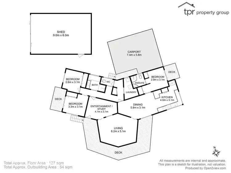 Floorplan of Homely house listing, 81 Kent Beach Road, Dover TAS 7117