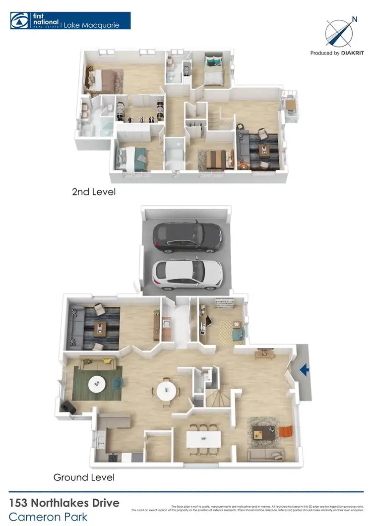 Floorplan of Homely house listing, 153 Northlakes Drive, Cameron Park NSW 2285