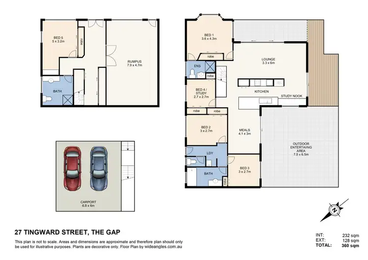 Floorplan of Homely house listing, 27 Tingward Street, The Gap QLD 4061