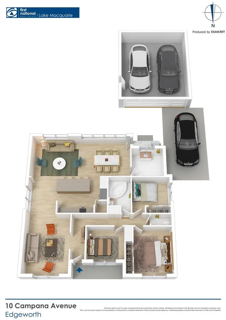 Floorplan of Homely house listing, 10 Campana Avenue, Edgeworth NSW 2285