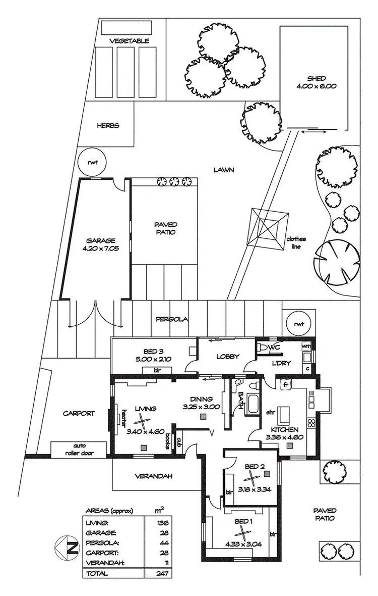 Floorplan of Homely house listing, 9 Lincoln Avenue, Warradale SA 5046