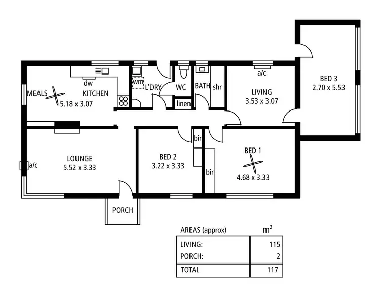 Floorplan of Homely house listing, 447 Prospect Road, Blair Athol SA 5084