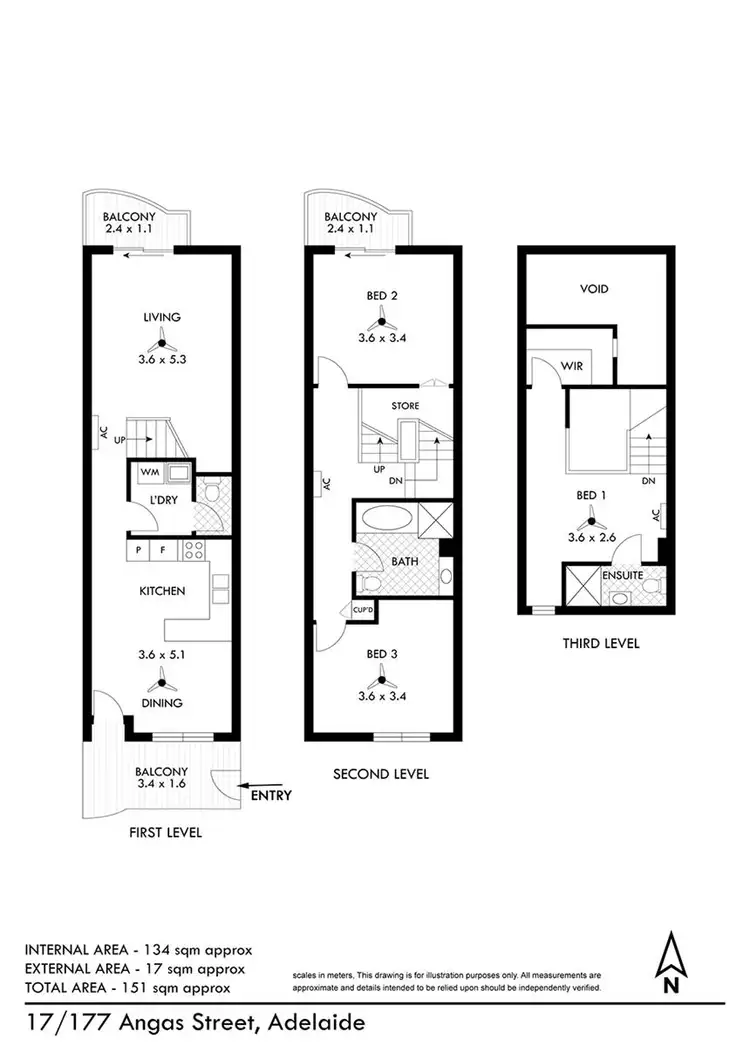 Floorplan of Homely apartment listing, 17/177 Angas Street, Adelaide SA 5000