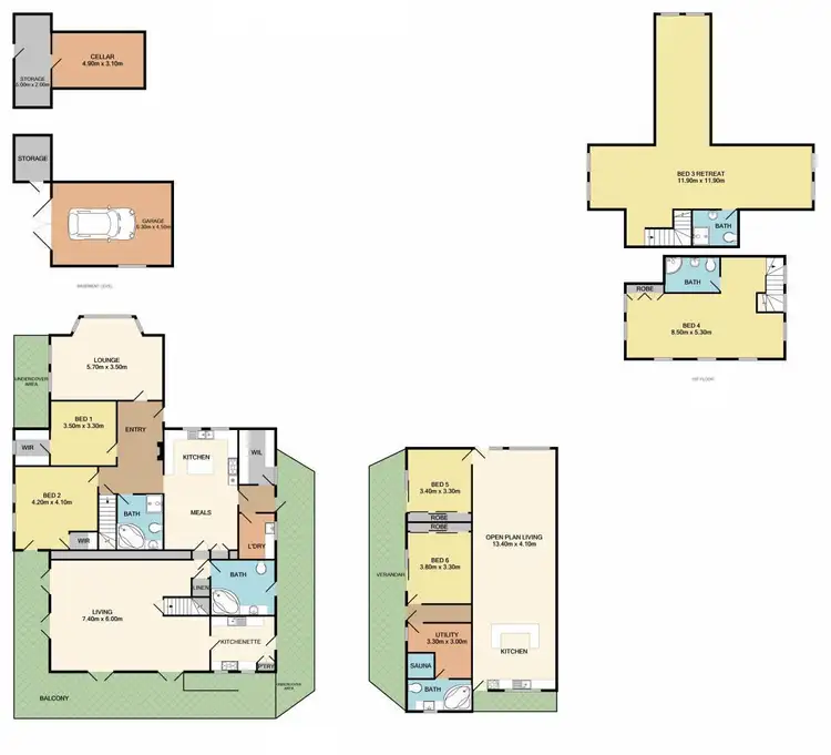Floorplan of Homely house listing, 2 Bridge Road, Beechworth VIC 3747