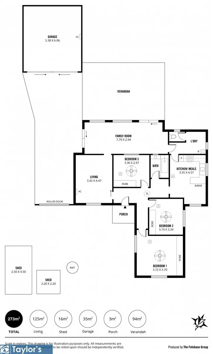 Floorplan of Homely house listing, 15 Everleigh Road, Elizabeth Vale SA 5112