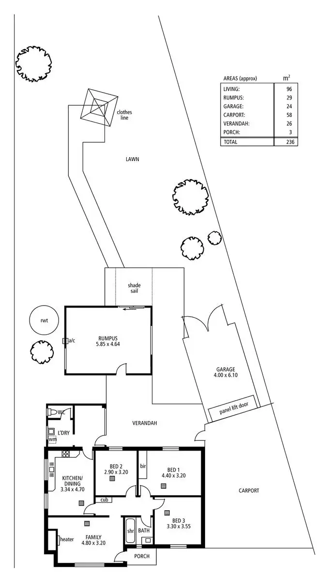 Floorplan of Homely house listing, 30 Florence Avenue, Blair Athol SA 5084