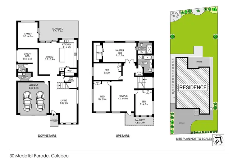 Floorplan of Homely house listing, 30 Medallist Parade, Colebee NSW 2761