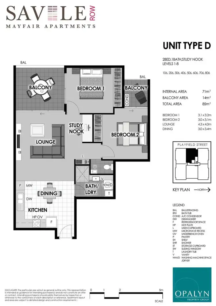 Floorplan of Homely unit listing, 306/15 Playfield Street, Chermside QLD 4032