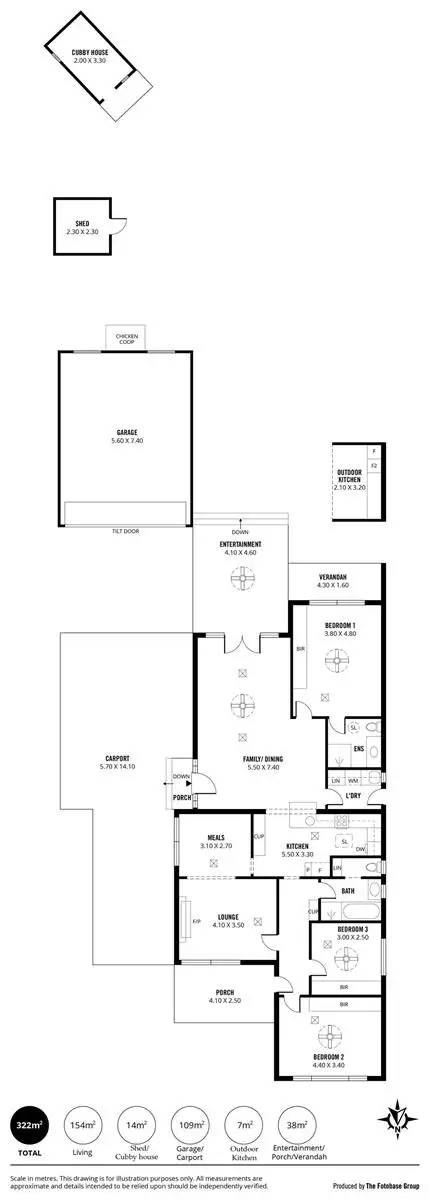 Floorplan of Homely house listing, 5 Pembroke Avenue, Netley SA 5037