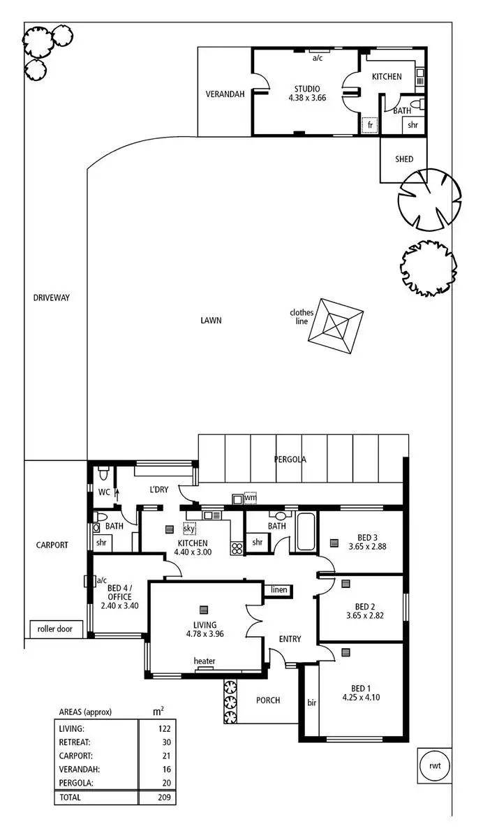 Floorplan of Homely house listing, 99 Hampstead Road, Manningham SA 5086