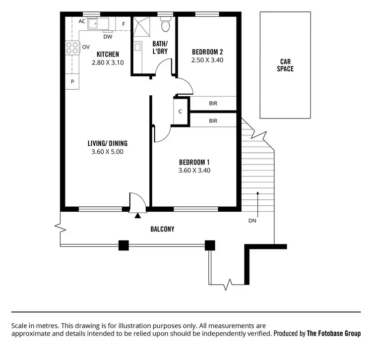 Floorplan of Homely unit listing, 8/49 L'Estrange Street, Glenside SA 5065