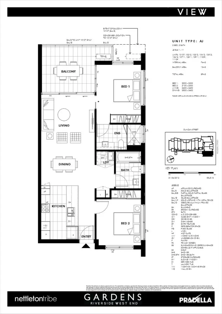 Floorplan of Homely unit listing, 10811/30 Duncan Street, West End QLD 4101