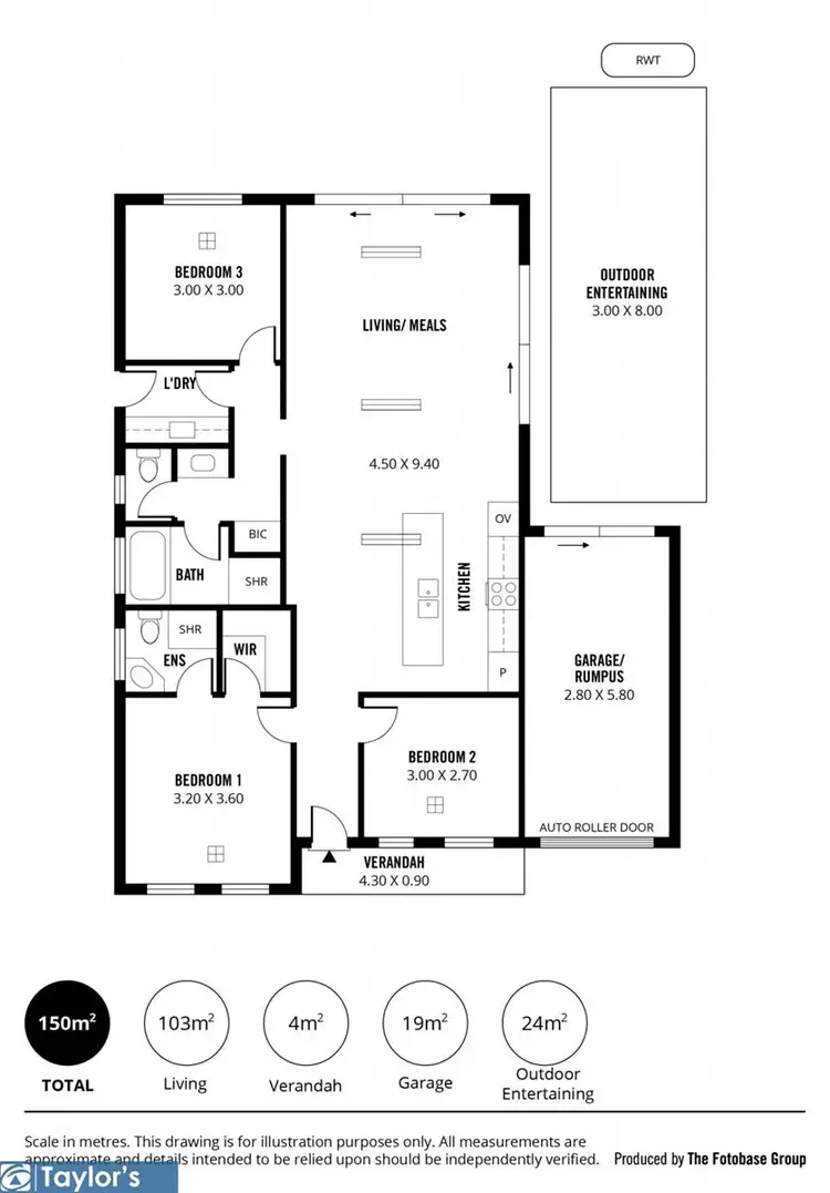 Floorplan of Homely house listing, 1/376A Grenfell Road, Surrey Downs SA 5126