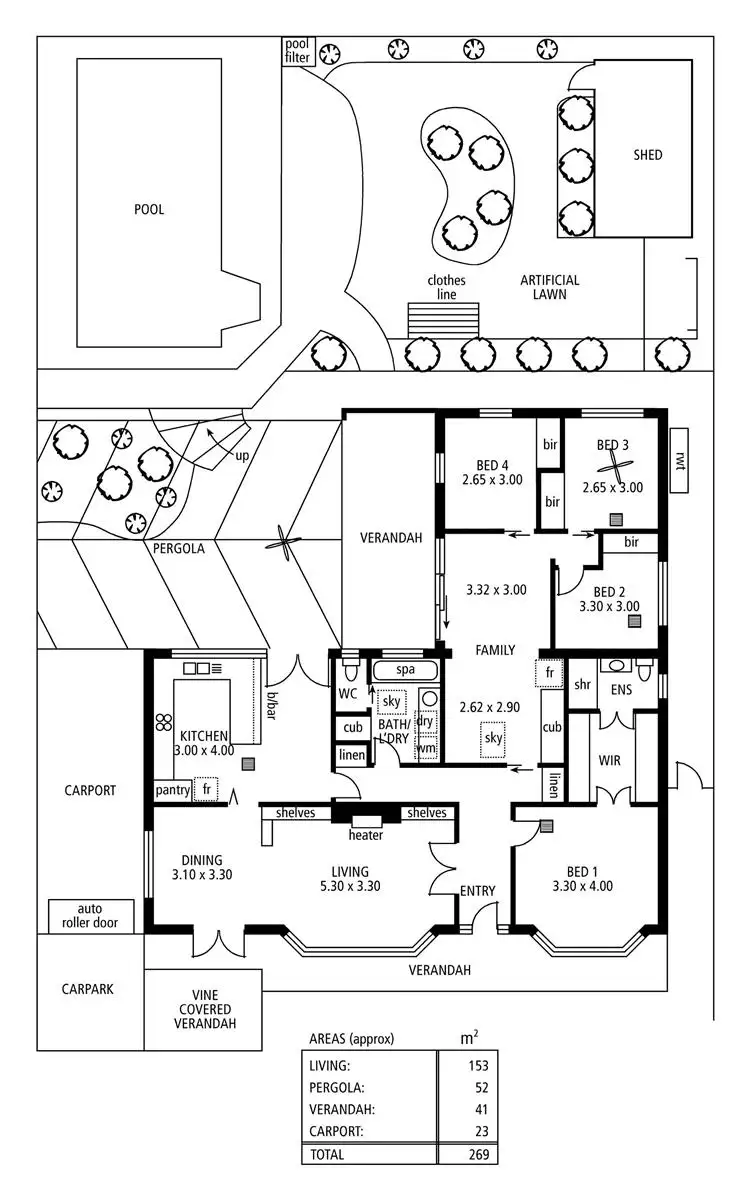 Floorplan of Homely house listing, 13 Fox Avenue, Athelstone SA 5076
