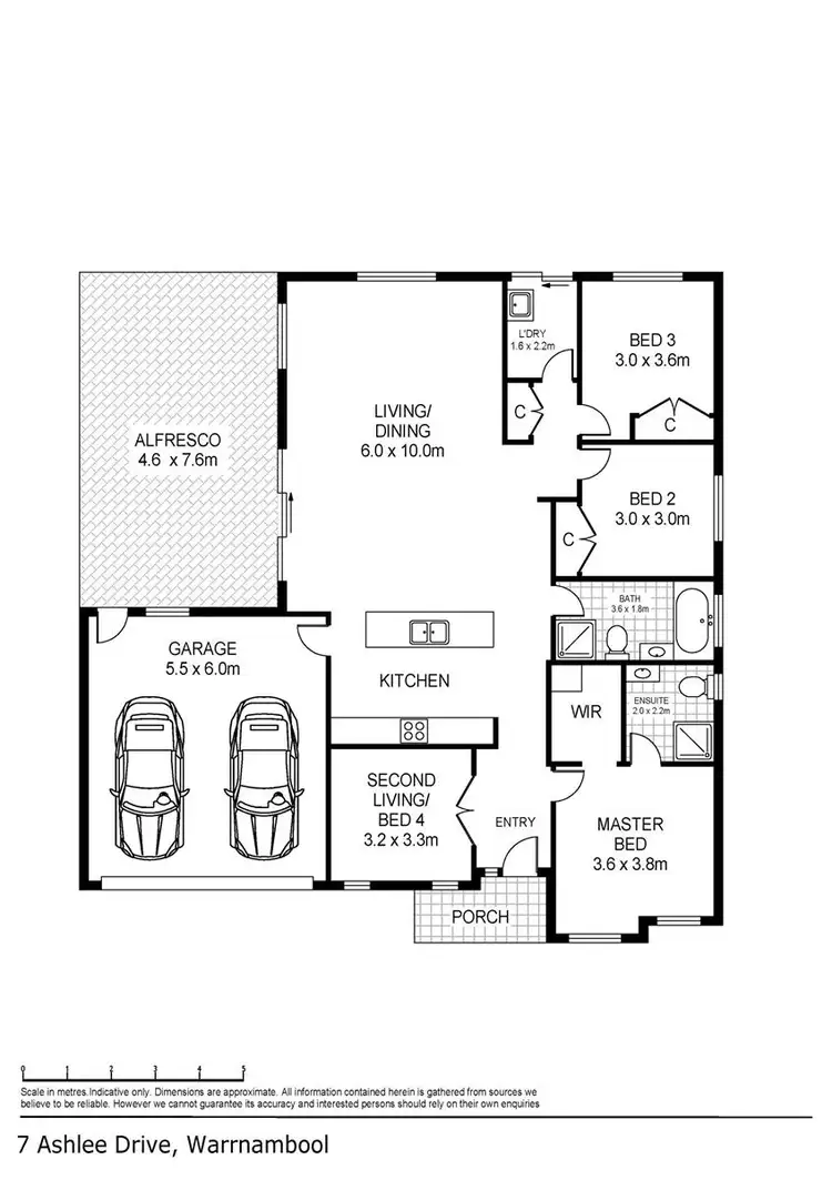 Floorplan of Homely house listing, 7 Ashlee Drive, Warrnambool VIC 3280