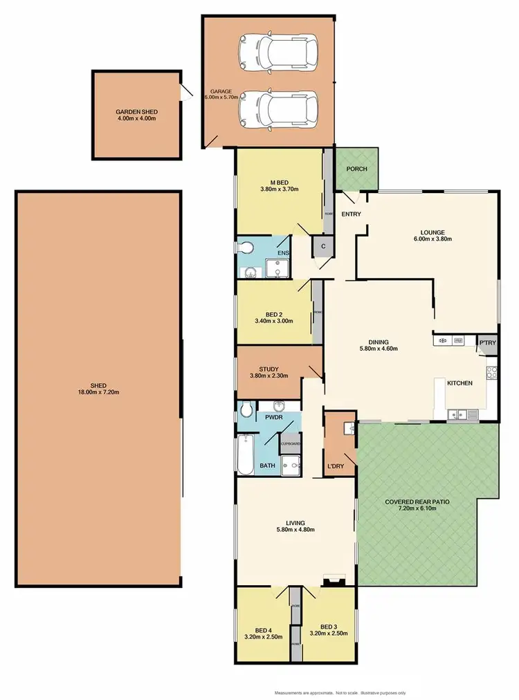 Floorplan of Homely house listing, 110 High Street, Beechworth VIC 3747