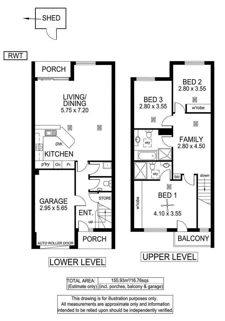 Floorplan of Homely house listing, 1B Mozart Court, Somerton Park SA 5044
