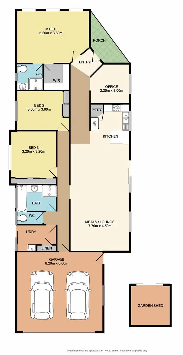 Floorplan of Homely house listing, 10 Mann Court, Beechworth VIC 3747