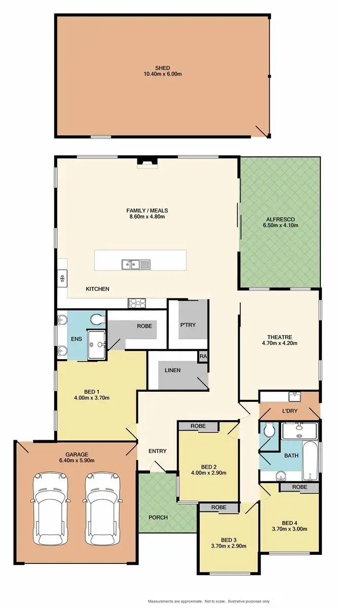 Floorplan of Homely house listing, 29 Hayes Drive, Beechworth VIC 3747