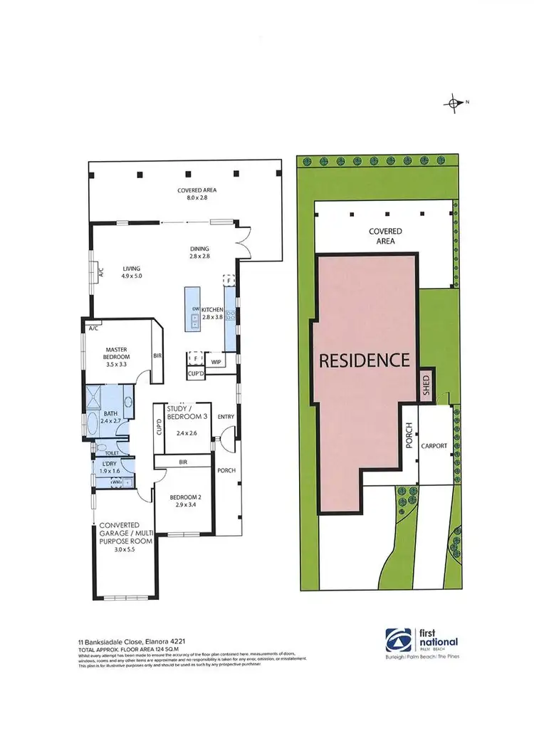 Floorplan of Homely house listing, 11 Banksiadale Close, Elanora QLD 4221