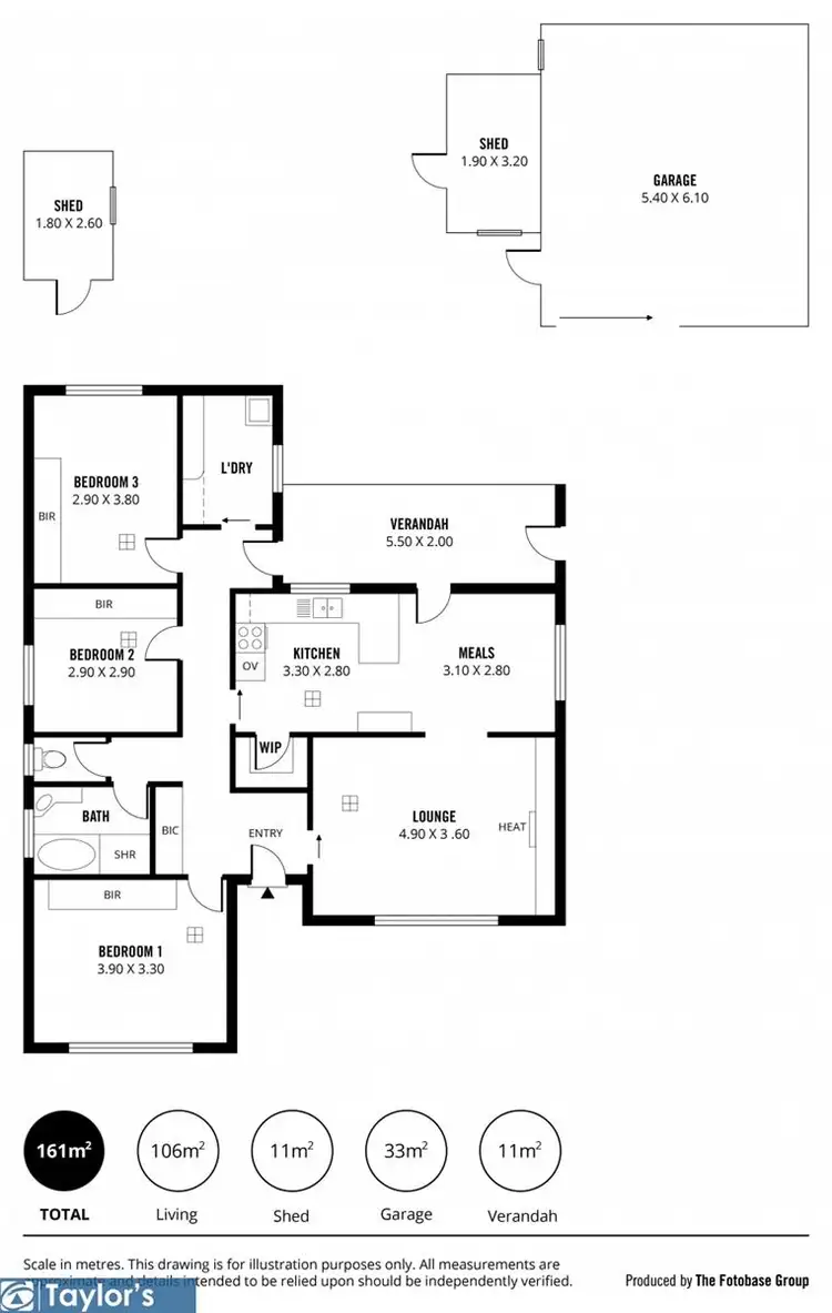 Floorplan of Homely house listing, 40 Mostyn Crescent, Salisbury East SA 5109