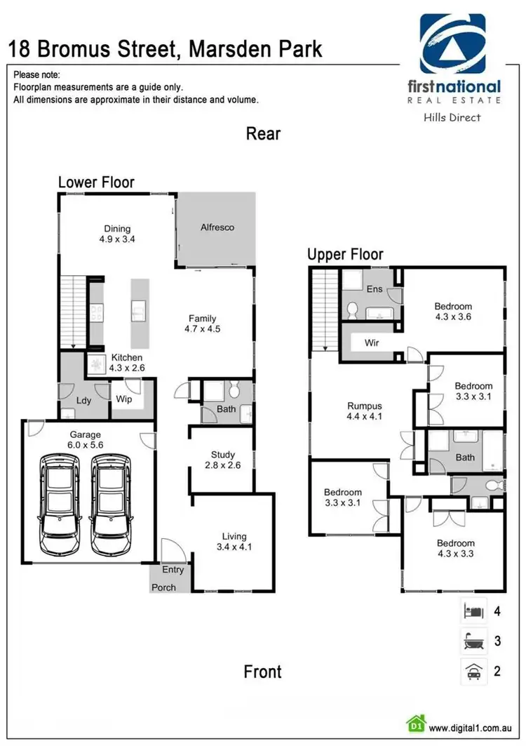 Floorplan of Homely house listing, 18 Bromus Street, Marsden Park NSW 2765