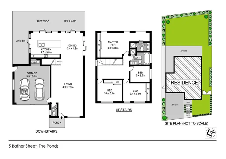 Floorplan of Homely house listing, 5 Bather Street, The Ponds NSW 2769