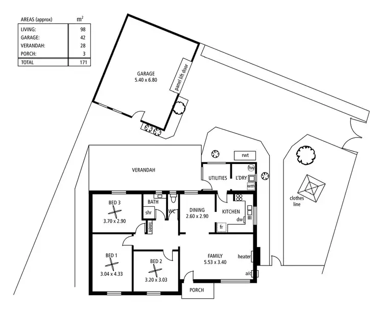 Floorplan of Homely house listing, 39 Stanley Avenue, Blair Athol SA 5084