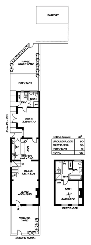 Floorplan of Homely house listing, 44 Finniss Street, North Adelaide SA 5006