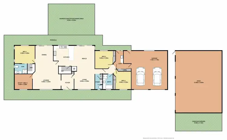 Floorplan of Homely house listing, 16 Dowling Place, Yackandandah VIC 3749