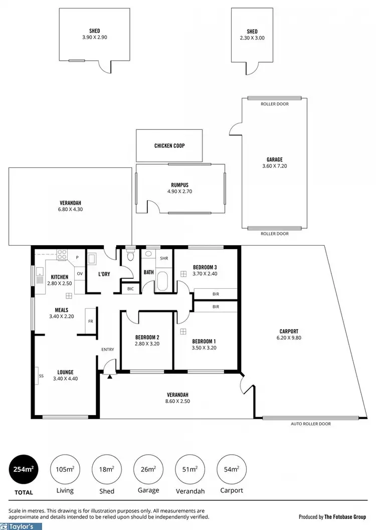 Floorplan of Homely house listing, 3 Aurama Street, Holden Hill SA 5088