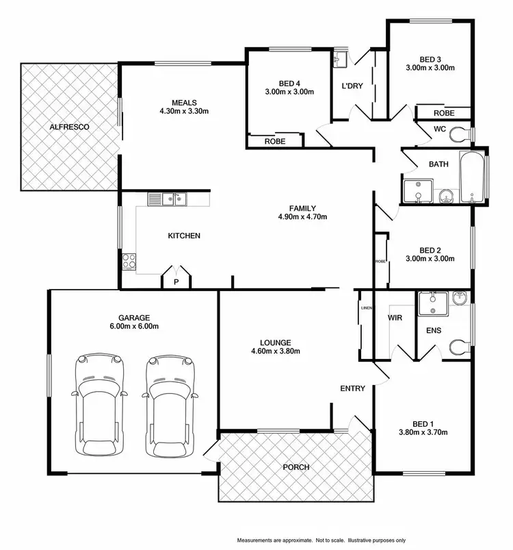 Floorplan of Homely house listing, 68 Castle Creek Road, Wodonga VIC 3690