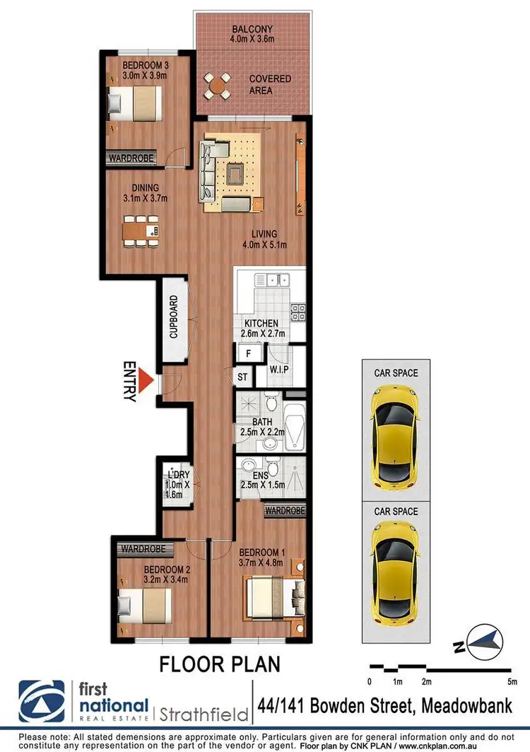 Floorplan of Homely apartment listing, 44/141 Bowden Street, Meadowbank NSW 2114