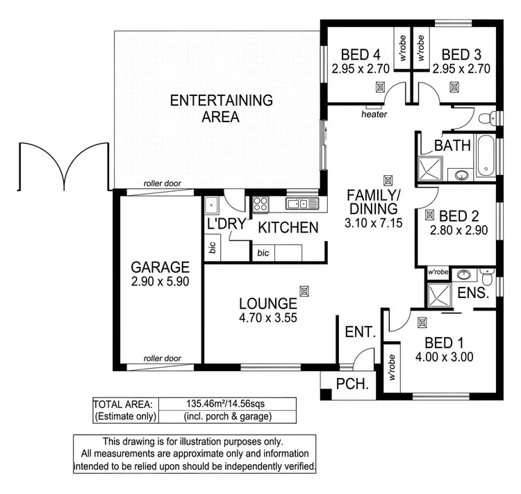 Floorplan of Homely house listing, 41 Nyrang Circuit, Woodcroft SA 5162