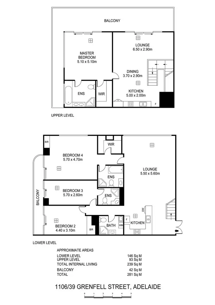 Floorplan of Homely apartment listing, 1106/39 Grenfell Street, Adelaide SA 5000