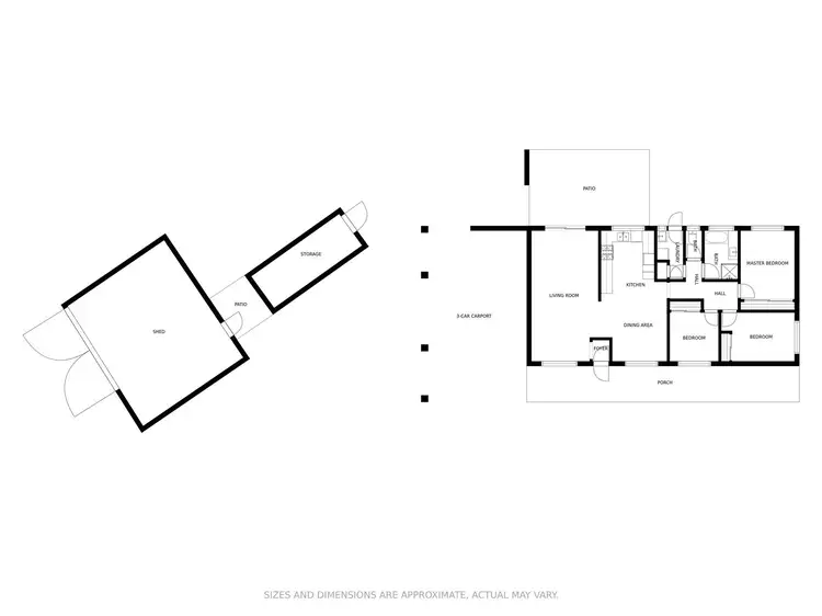 Floorplan of Homely rural property listing, 162 Talgarno Gap Road, Bethanga VIC 3691