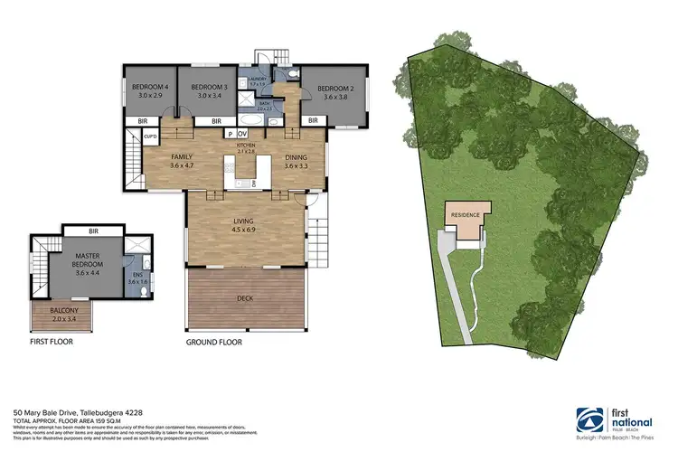 Floorplan of Homely house listing, 50 Mary Bale Drive, Tallebudgera QLD 4228